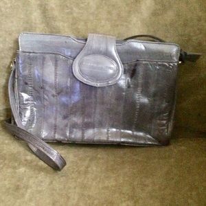 Gray Eel Skin Bag